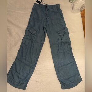 Super lightweight blue cargo pants